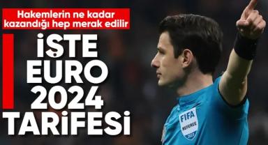 EURO 2024'te düdük çalacak hakemlerin kazançları belli oldu