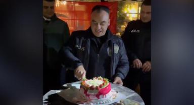 Görev başındaki polislere ‘Polis Haftası’ kutlaması