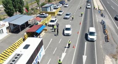 Kayseri'de 1 haftada 20 araç trafikten men edildi