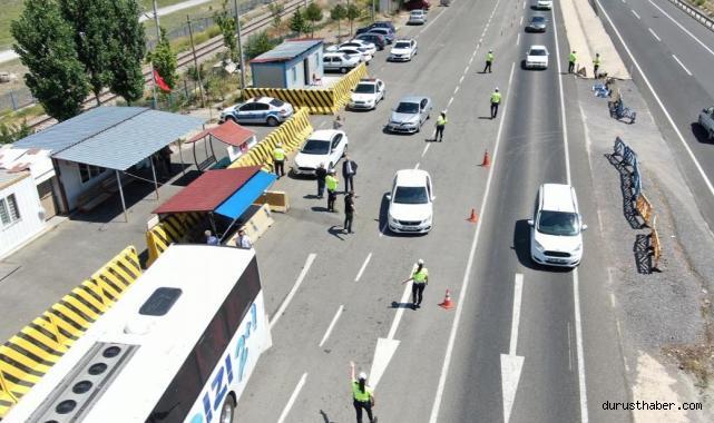 Kayseri'de 1 haftada 20 araç trafikten men edildi