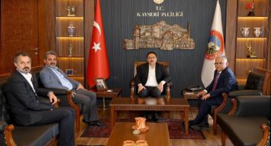 Mazbatasını Alan Başkan Büyükkılıç, İlk Ziyaretini Vali Çiçek’e Yaptı