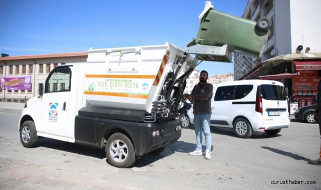 Melikgazi'de Çevre Dostu Döneme Geçiş: Elektrikli Çöp Kamyonu Hizmette!