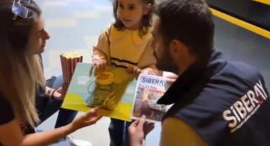 SİBERAY, şehit ve gazi çocuklarıyla çizgi film gösteriminde bir araya geldi