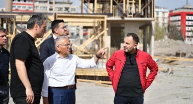  Tarihi Kayseri Mahallesi'nde 2'inci Etap Çalışmalarına İnceleme