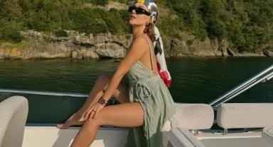 Ünlü oyuncu Melisa Döngel'in tekne pozu olay yarattı! Takipçileri yaz pozlarına yorum yağdırdı