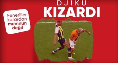 Alexander Djiku oyundan atıldı! Fenerbahçe, derbide 10 kişi kaldı