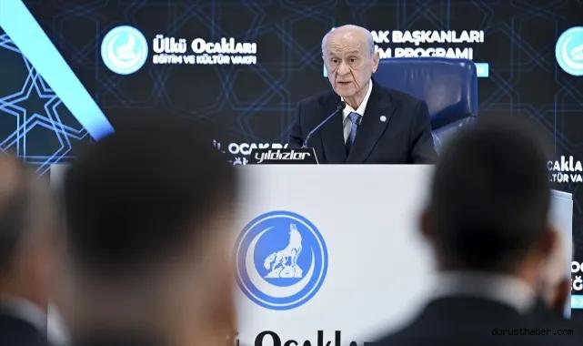 Bahçeli: Ne MHP ne de Ülkü Ocakları, onun bunun kum torbası olamaz