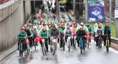 Başkan Büyükkılıç, Bisikletseverlerle ' Sağlıklı Yaşamın Keyfini Birlikte Sürelim' Sloganı İle Pedal Çevirdi