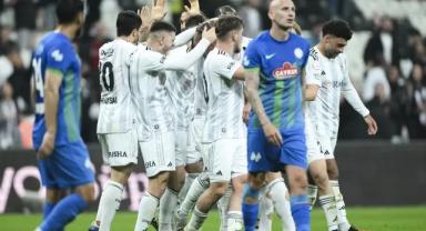 Beşiktaş, Rizespor'u son dakika golüyle devirdi