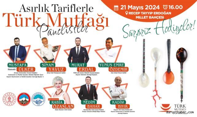 Büyükşehir’den ‘Asırlık Tariflerle Türk Mutfağı’ Paneli