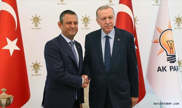 Cumhurbaşkanı Erdoğan, CHP Genel Başkanı Özel'i kabul etti