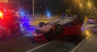 İki aracın çarpıştığı kazada 3 kişi yaralandı