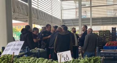 Semt pazarında çıkan kavgada 5 kişi yaralandı