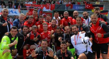 Ampute Milli Futbol Takımı, Avrupa Şampiyonası'nda finale yükseldi