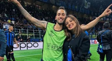 Çocukluk aşkıyla evlendi! Kaptan Hakan Çalhanoğlu'nun 7 yıllık eşi güzelliğiyle büyüledi...