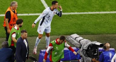 Cristiano Ronaldo, Gürcistan maçında çılgına döndü!