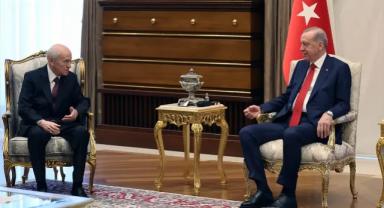 Cumhurbaşkanı Erdoğan- Devlet Bahçeli görüşmesi