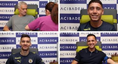 Fenerbahçe'de teknik heyet ve futbolcular sağlık kontrolünden geçti