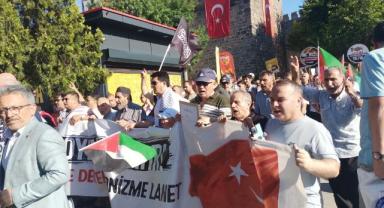 Gazze’de yaşanan insanlık dramı için yürüyüş gerçekleştirildi: “Gazze ölüyor, dünya seyrediyor”