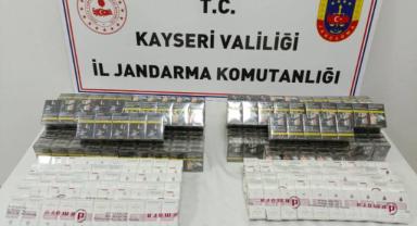 Kayseri'de 450 paket Bandrolsüz sigara ele geçirildi