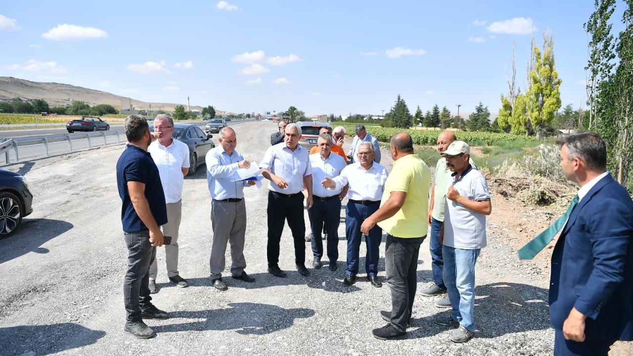 Başkan Büyükkılıç, Yamula Patlıcanı satış yerlerini inceledi