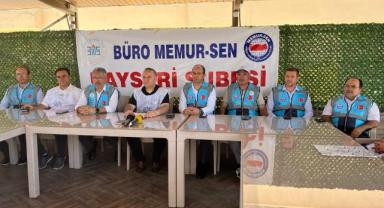 Büro Memur Sen Kayseri 1 Nolu Şube Başkanı Ali Tarlacı’dan Basın Açıklaması