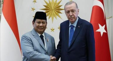 Cumhurbaşkanı Erdoğan, Endonezya'nın Seçilmiş Cumhurbaşkanı Subianto ile Bir Araya Geldi