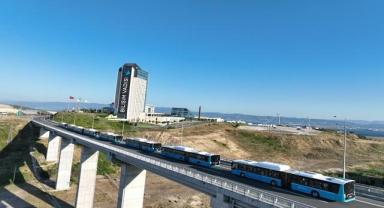 Kocaeli Büyükşehir Belediyesi'nin yeni otobüsleri filoya dahil oldu