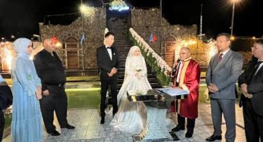 Meclis Başkanı Seyit Tümtürk'ün Mutlu Günü: Kızı Aslınur Hayatını Cihan Türkdoğan ile Birleştirdi