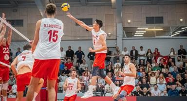 A Milli Erkek Voleybol Takımı, Danimarka'ya 3-0 yenildi