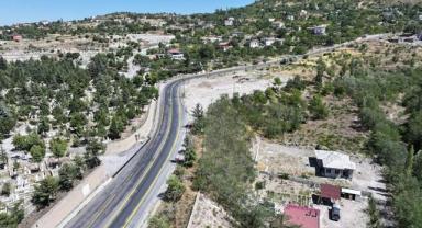 Başkan Özdoğan: Erciyes yolunda 8 kilometrelik bir hattın yarısın bitti