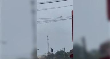 Brezilya'da 62 kişiyi taşıyan uçak yerleşim yerine düştü