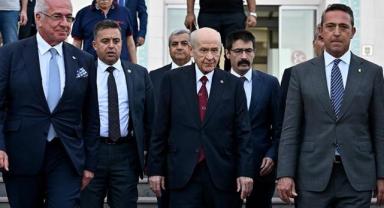 Fenerbahçe Spor Kulübü Başkanı Koç'tan CHP ve MHP'ye ziyaret