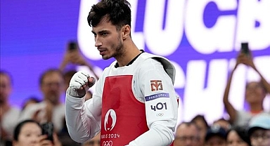 Tekvandoda erkekler 68 kiloda Özbek Ulugbek Rashitov altın madalya aldı