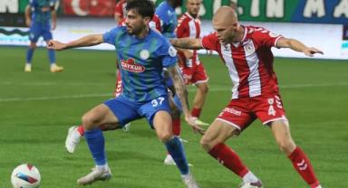 Çaykur Rizespor, sahasında Samsunspor'a mağlup oldu