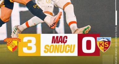 Göztepe- Kayserispor: 3-0