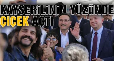 Kayserilinin Yüzünde Çiçek Açtı