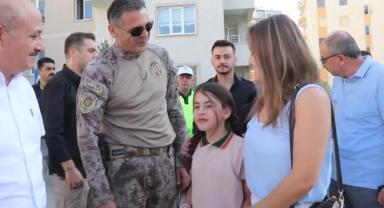 Şehit kızına okulun ilk gününde anlamlı destek