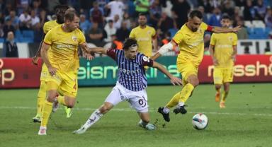Trabzonspor, evinde Kayserispor'la 2-2 berabere kaldı
