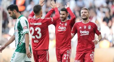 Beşiktaş, Konyaspor'u 2 golle mağlup etti