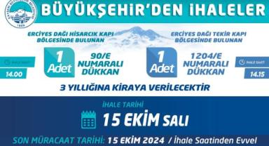 Kayseri Büyükşehir’den Erciyes'te İhale