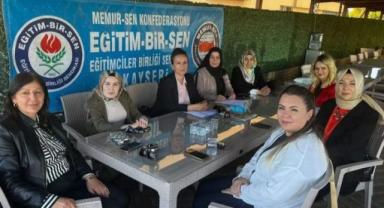 Memur-Sen Kayseri Kadın Komisyonu Aylık Olağan Toplantısını Gerçekleştirdi