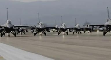 MSB paylaştı: Fil yürüyüşü yapan F-16 filosu