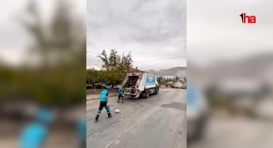 Temizlik personellerinden Kayserispora destek 