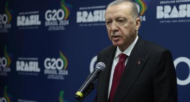 Cumhurbaşkanı Erdoğan: Sorunumuz, işgal ve istila politikasıyla coğrafyamızı kaosa sürükleyenlerledir