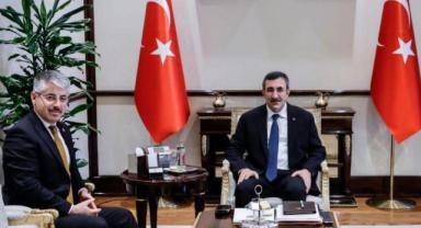 Milletvekili Çopuroğlu, Cumhurbaşkanı Yardımcısı Yılmaz ile Kıdem Tazminatı Fonunu Görüştü