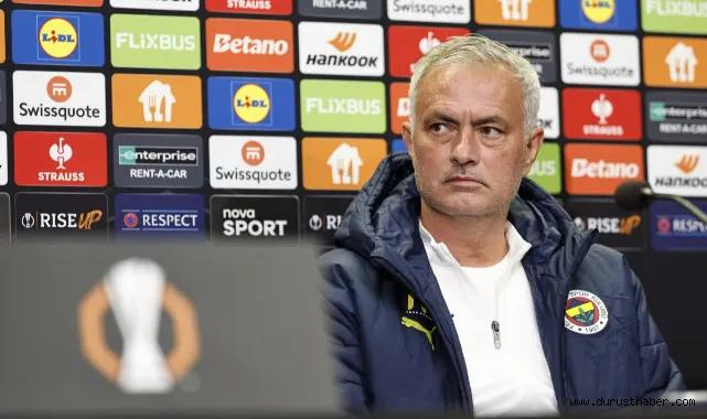 Mourinho: Yarın iyi bir maç için bütün şartlar mevcut