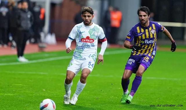 Rizespor, Eyüpspor'u 2 golle mağlup etti! İstanbul ekibinde 3 isim Galatasaray maçında yok