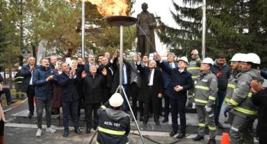 Sarız’da Doğal Gaz Ateşini Yakan Büyükkılıç: 