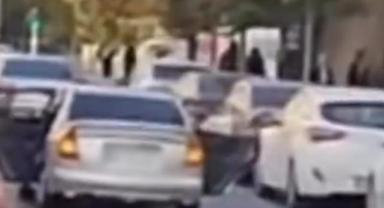 Uçmaya çalışan arabaya ceza uygulandı